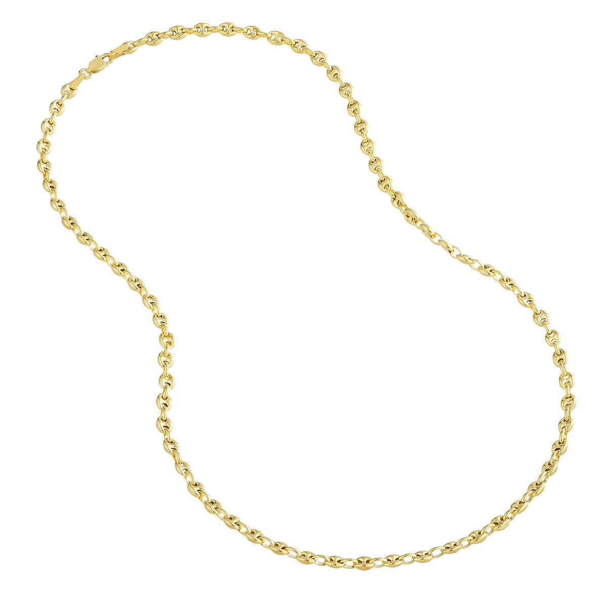 Gold Puff Mariner Chain - Skeie's Jewelers