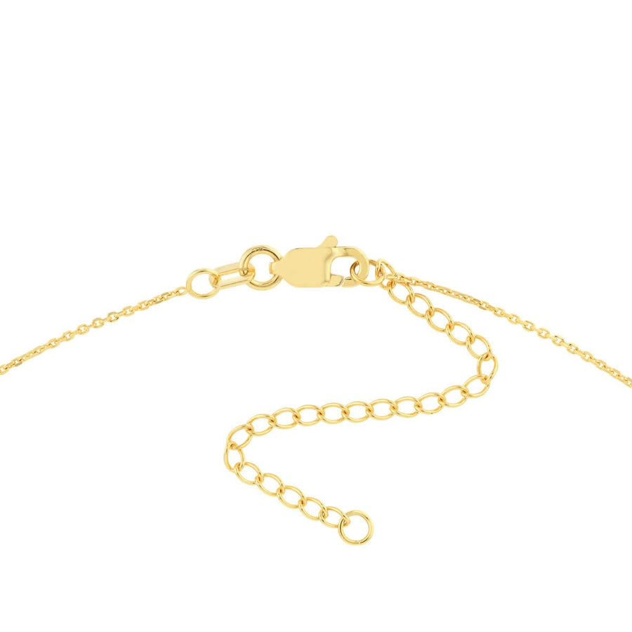 Gold Horizontal Cross Necklace