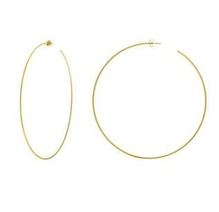 Midas 90mm Yellow Gold Hoop Earrings - Skeie's Jewelers