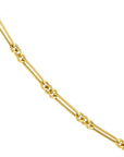Fancy Elongated Hollow Gold Layering Chain - Skeie's Jewelers
