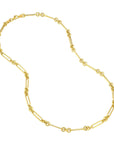 Fancy Elongated Hollow Gold Layering Chain - Skeie's Jewelers
