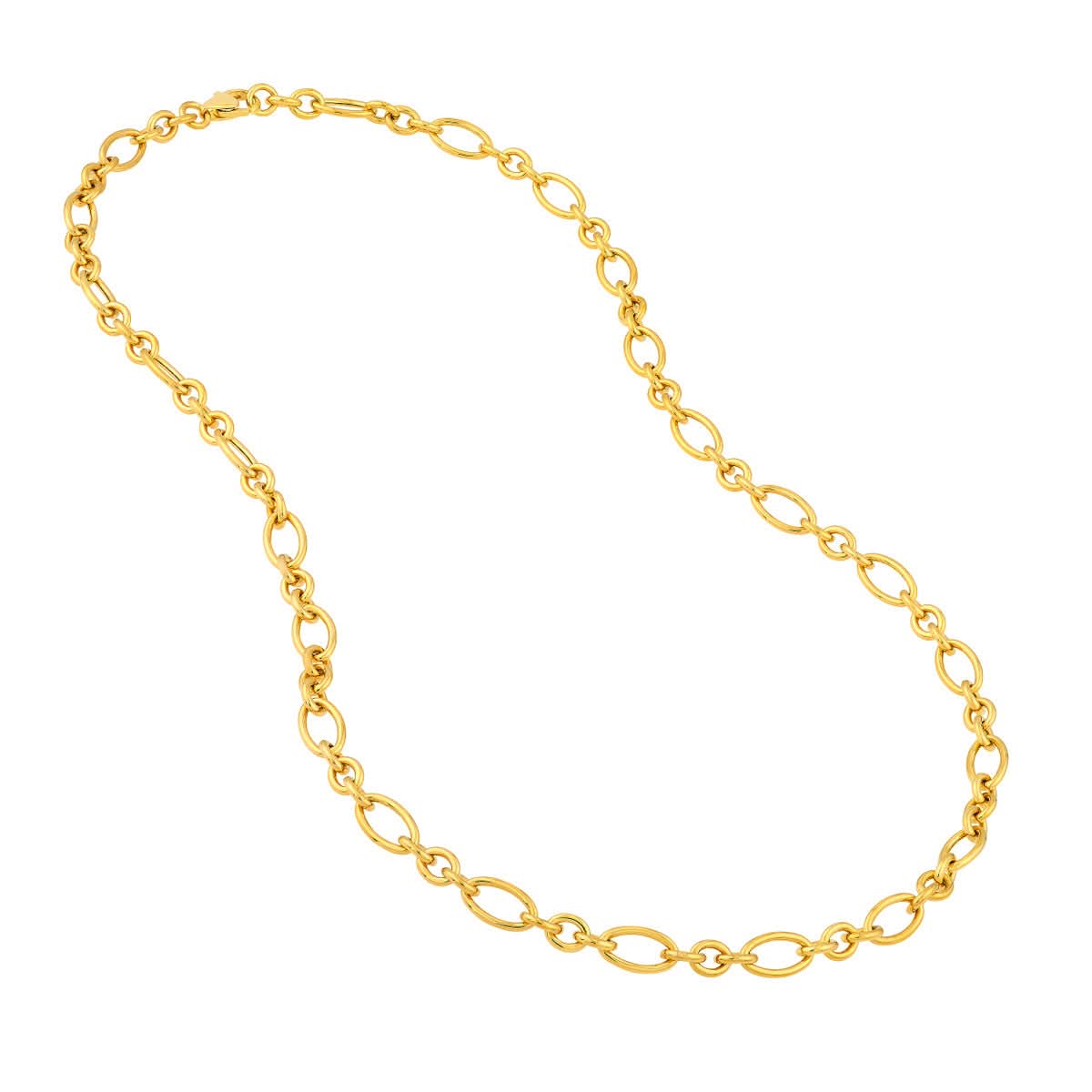 Oval-Link Hollow Chain - Skeie's Jewelers