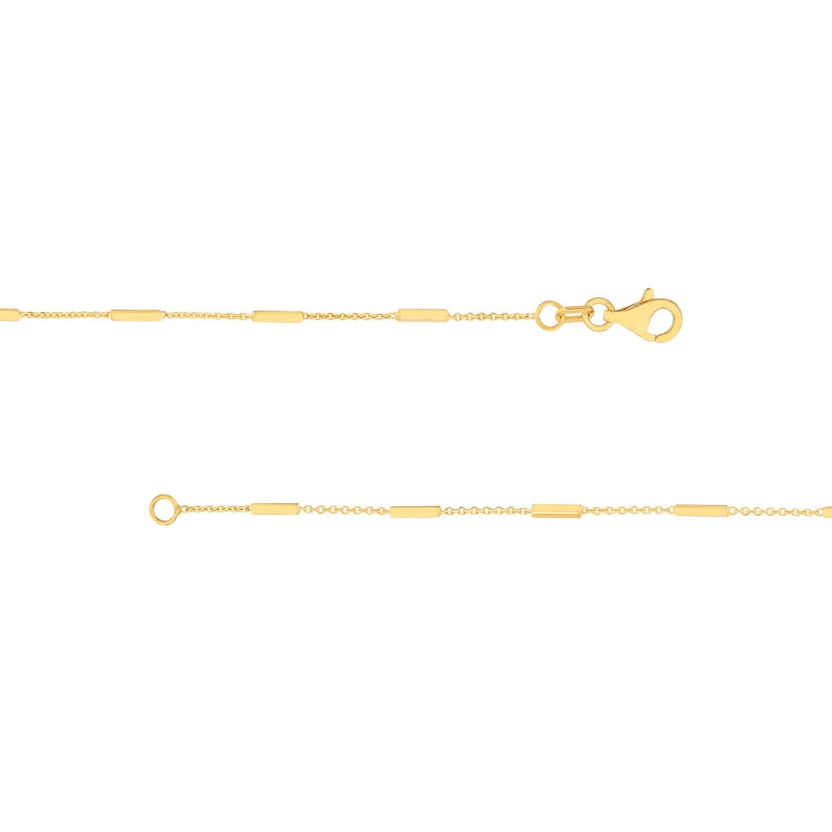 Cable and Bar Layering Chain - Skeie's Jewelers