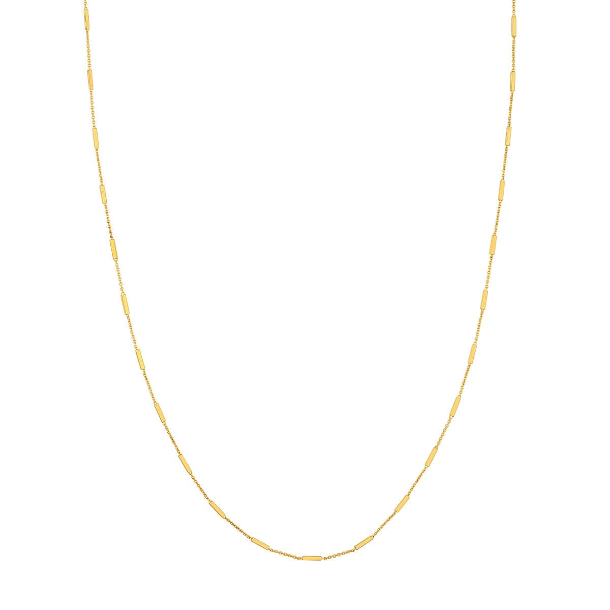 Cable and Bar Layering Chain - Skeie's Jewelers