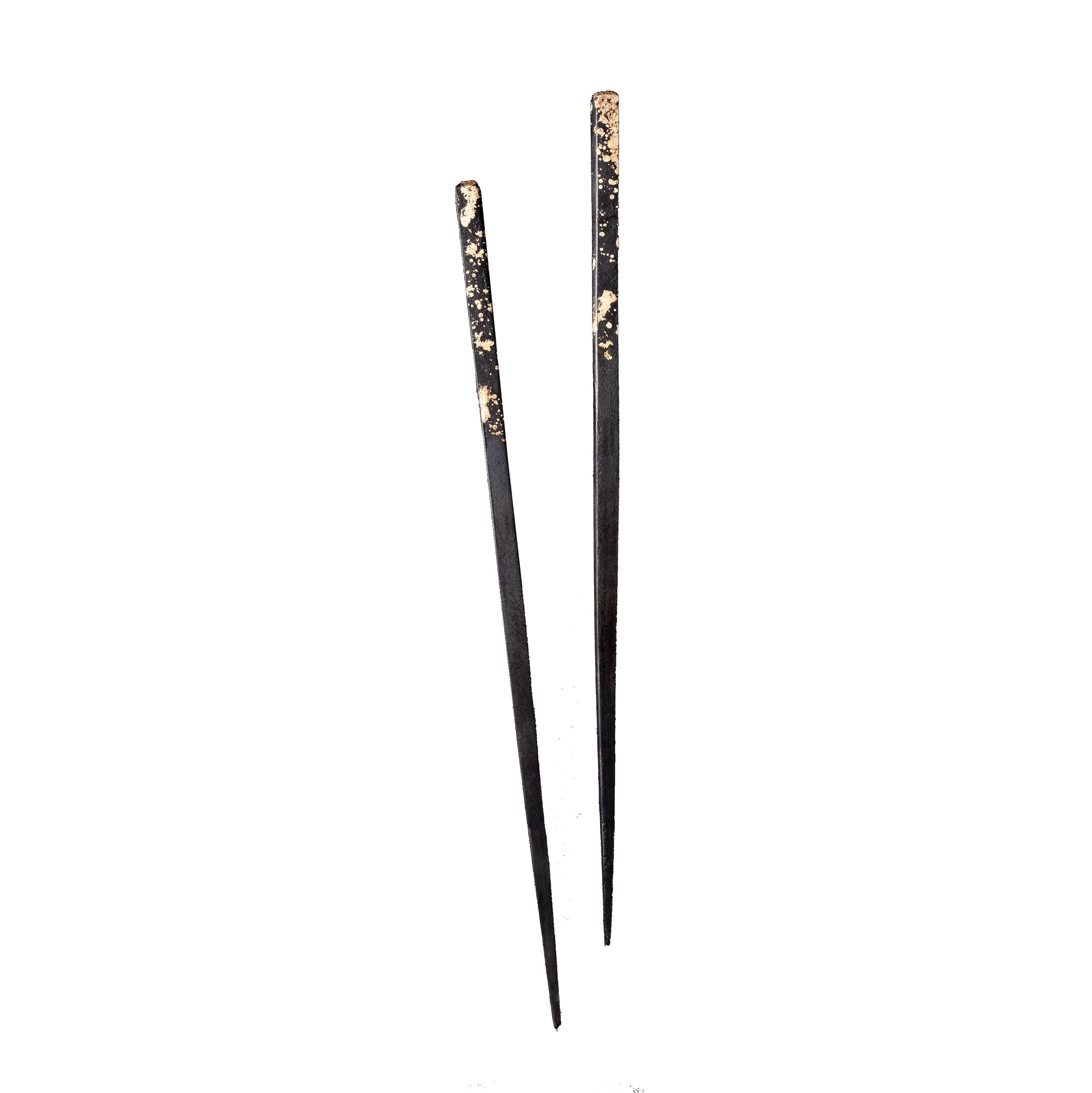 Logan James Designs Yellow Gold & Steel Hair Sticks - Skeie's Jewelers