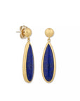 Lika Behar Lapis and 24kt Gold Earrings - Skeie's Jewelers