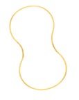 Gold Herringbone Chain Necklace - Skeie's Jewelers