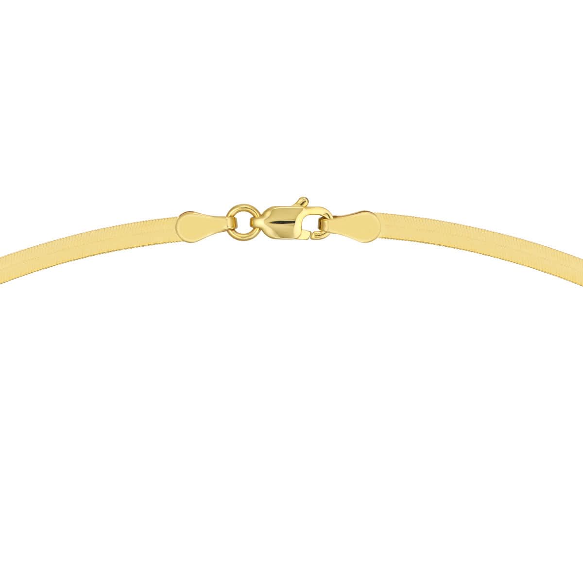 Gold Herringbone Chain Necklace - Skeie's Jewelers