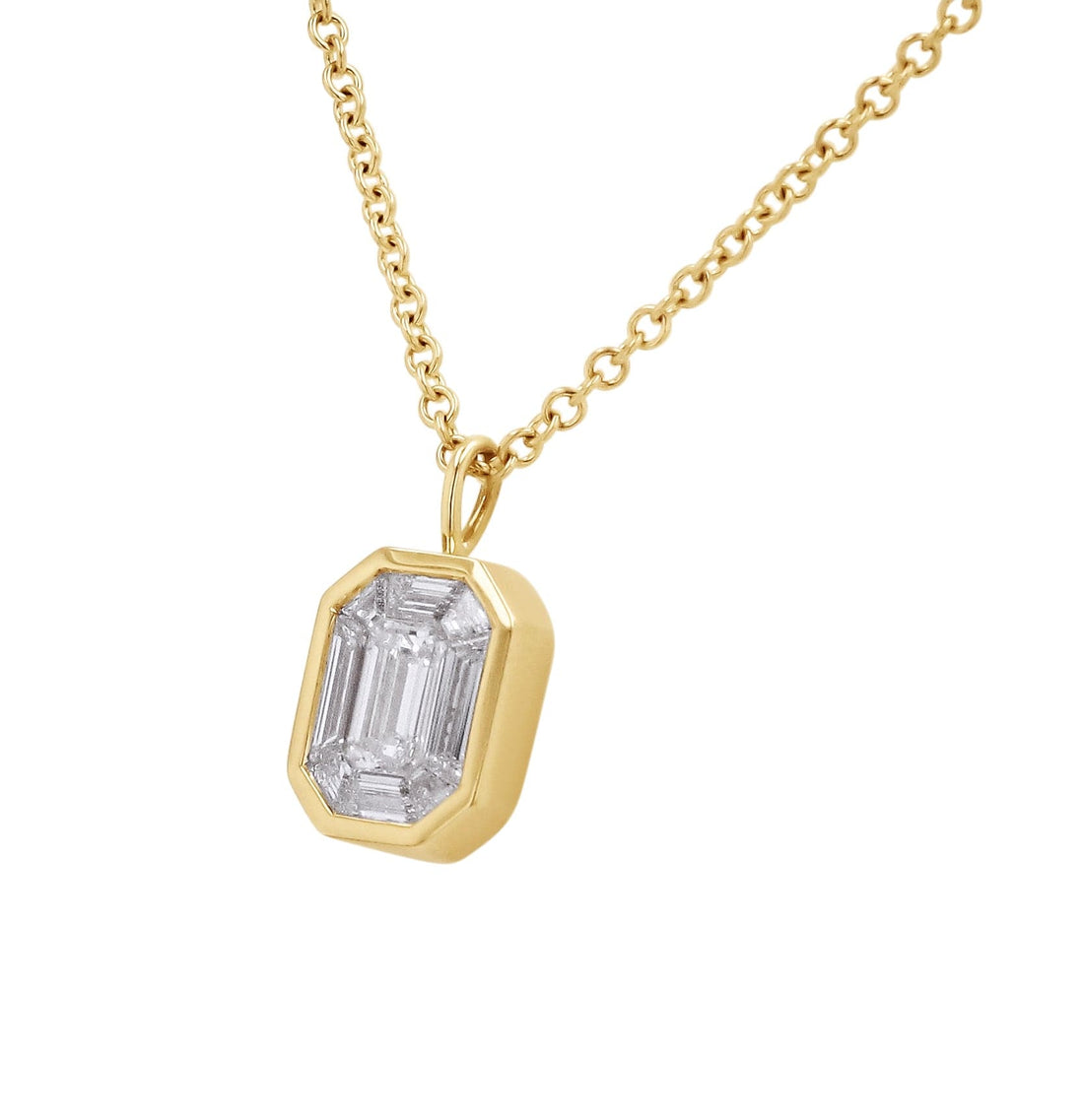 Vertical Kaleidoscope Diamond Pendant by Rahaminov - Skeie's Jewelers