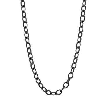 Simon G. Men's Titanium Oval-Link Chain