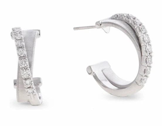 Marco Bicego® Masai Diamond Hoop Earrings - Skeie's Jewelers