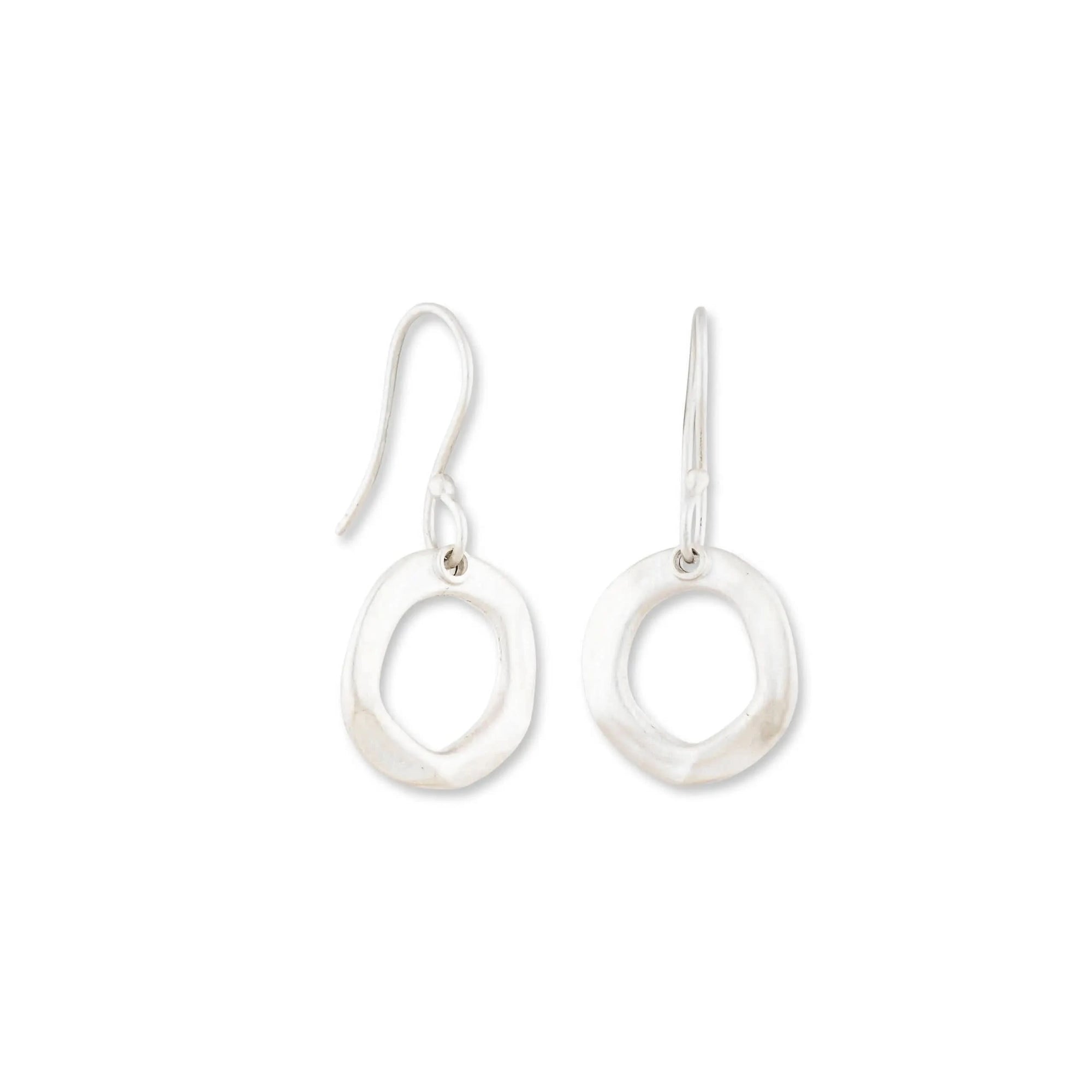 Lika Behar Silver Orion Circle Earrings - Skeie's Jewelers