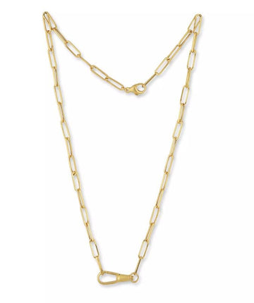 Lika Behar Paperclip Chain Clip Necklace - Skeie's Jewelers