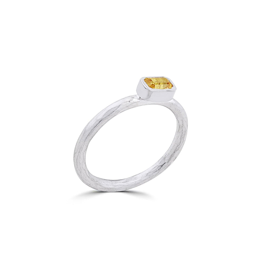 Lika Behar Sterling Silver Baguette Cut Sapphire Prismic Ring - Skeie's Jewelers