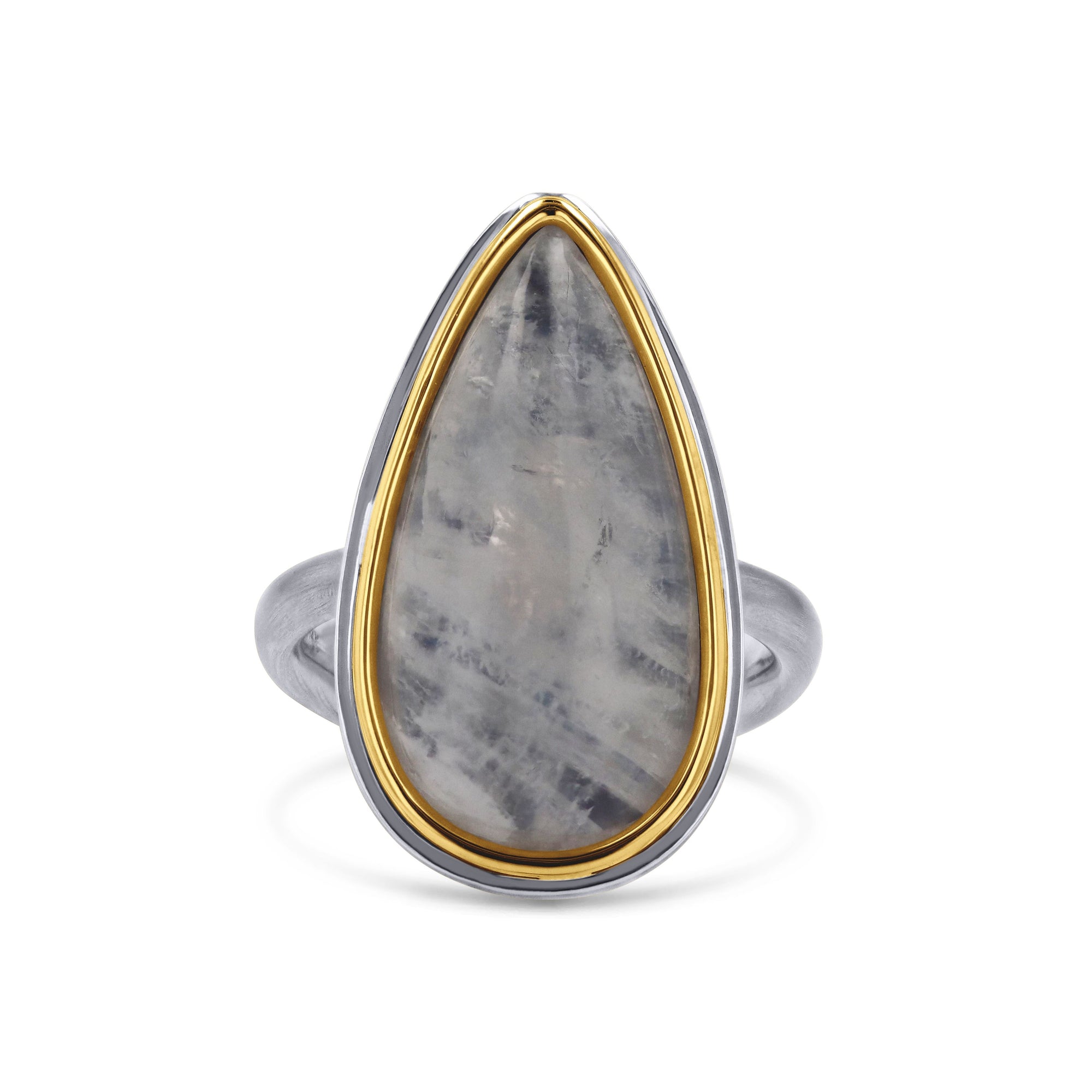 Pear-Shaped Moonstone Gem Drop Ring - Skeie's Jewelers