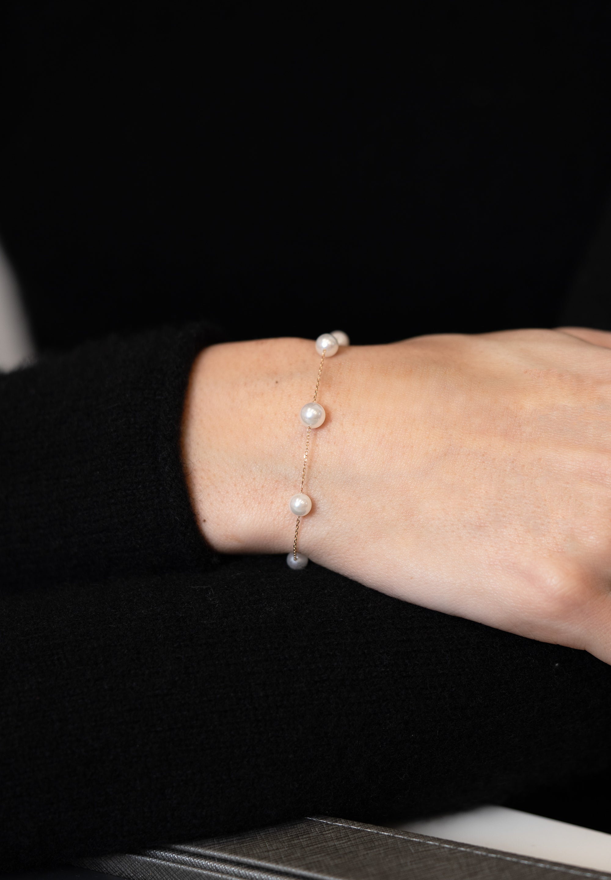 Pearl Station Bracelet - Skeie's Jewelers