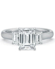 Emerald-Cut Three-Stone Engagement Ring - Skeie's Jewelers