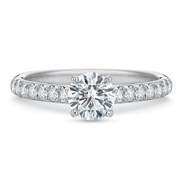 The Classic Diamond Accented Engagement Ring - Skeie's Jewelers