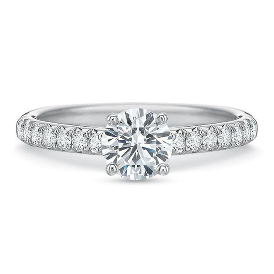 The Classic Diamond Accented Engagement Ring - Skeie's Jewelers