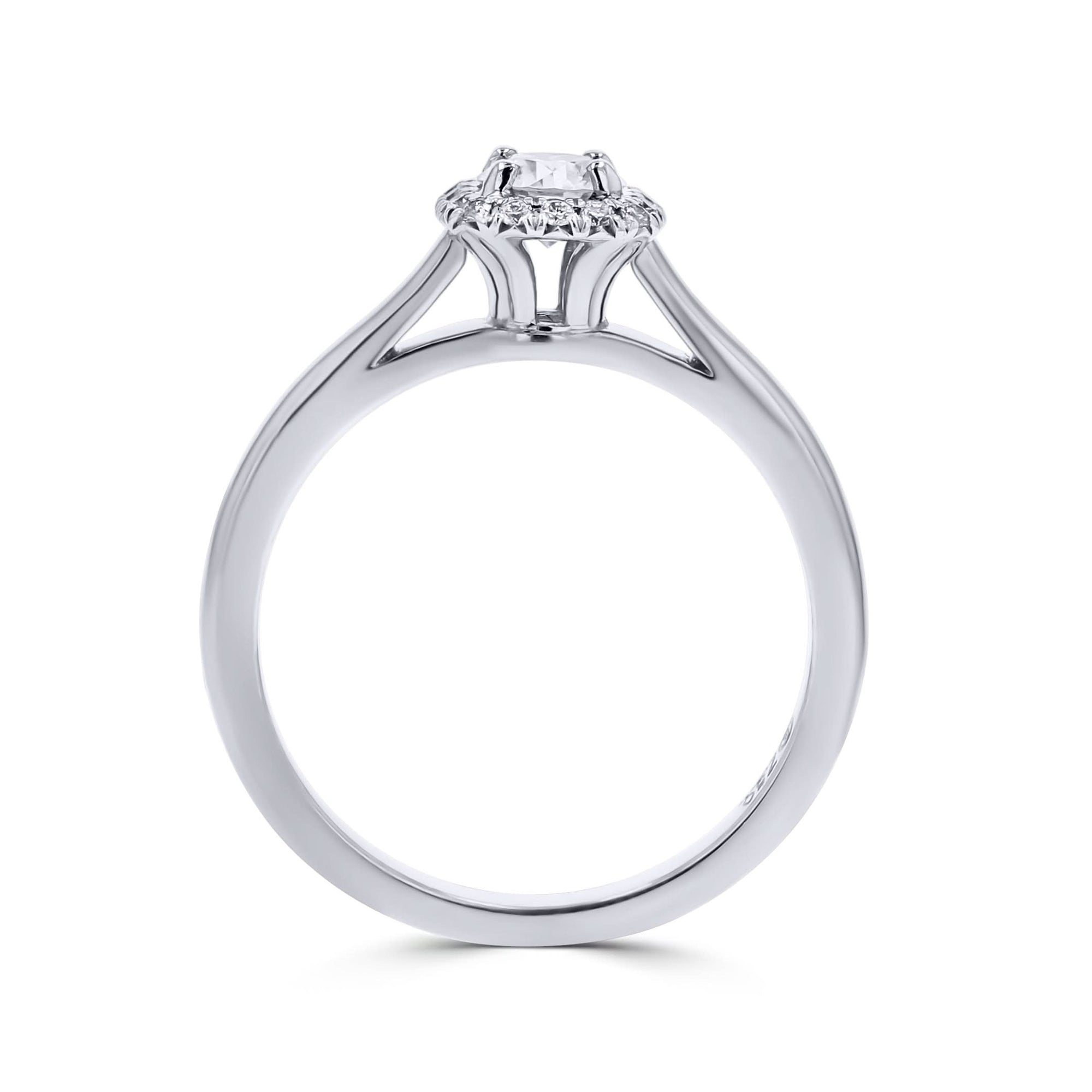 Cushion-Halo Diamond Engagement Ring - Skeie's Jewelers