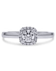 Cushion-Halo Diamond Engagement Ring - Skeie's Jewelers