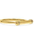 Yellow Gold Bar-Top Ring - Skeie's Jewelers
