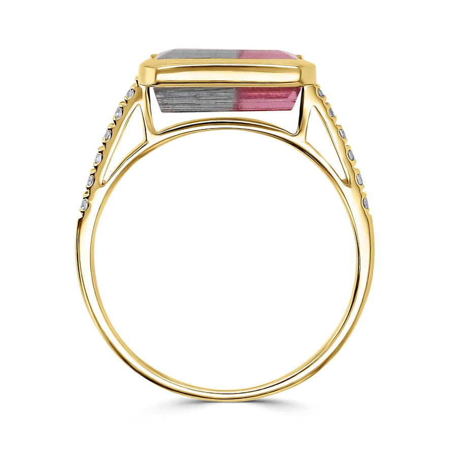 Kimberly Collins Bicolor Tourmaline Gemstone Ring