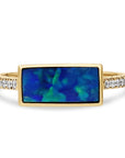 Opal & Diamond Gemstone Ring by Kimberly Collins - Skeie's Jewelers