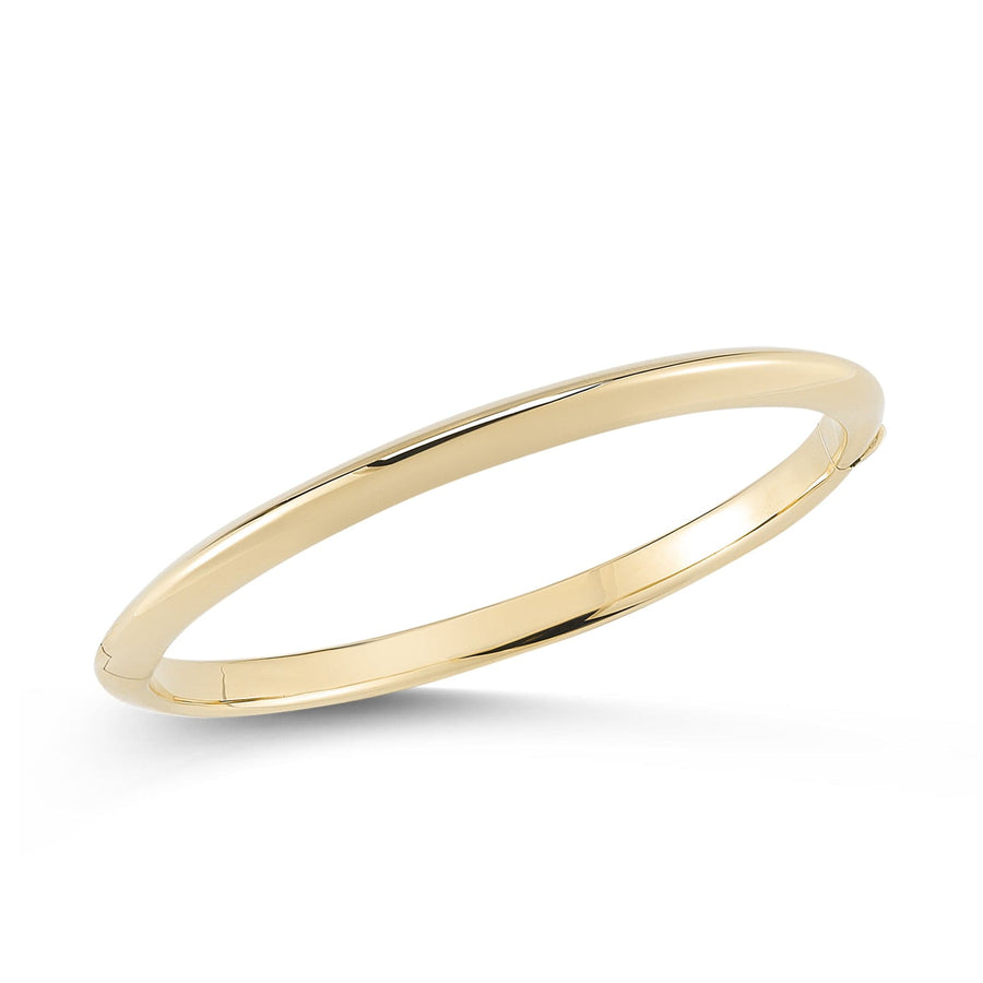 Roberto Coin Knife Edge Gold Bangle - Skeie's Jewelers