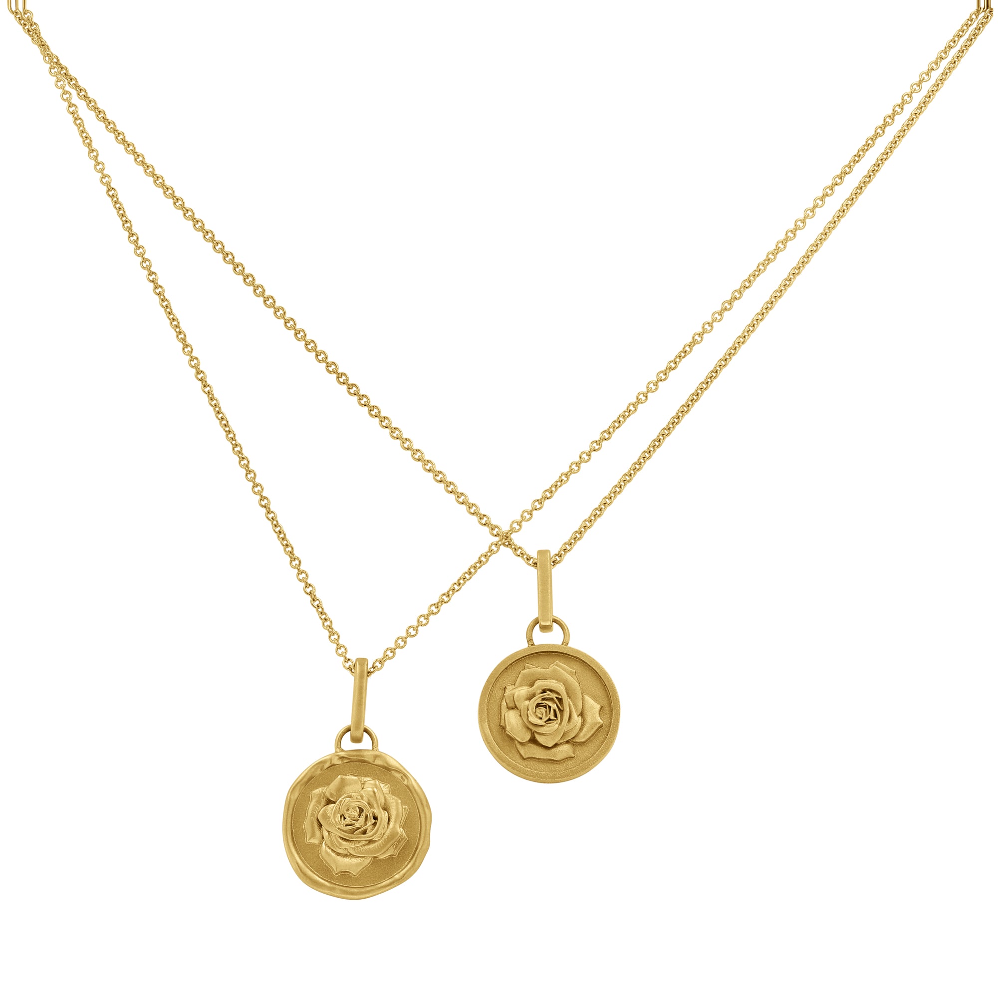 The Bijou Rose Medallion Pendant - Skeie's Jewelers