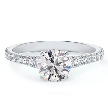 De Beers Diamond Line Engagement Ring - Skeie's Jewelers