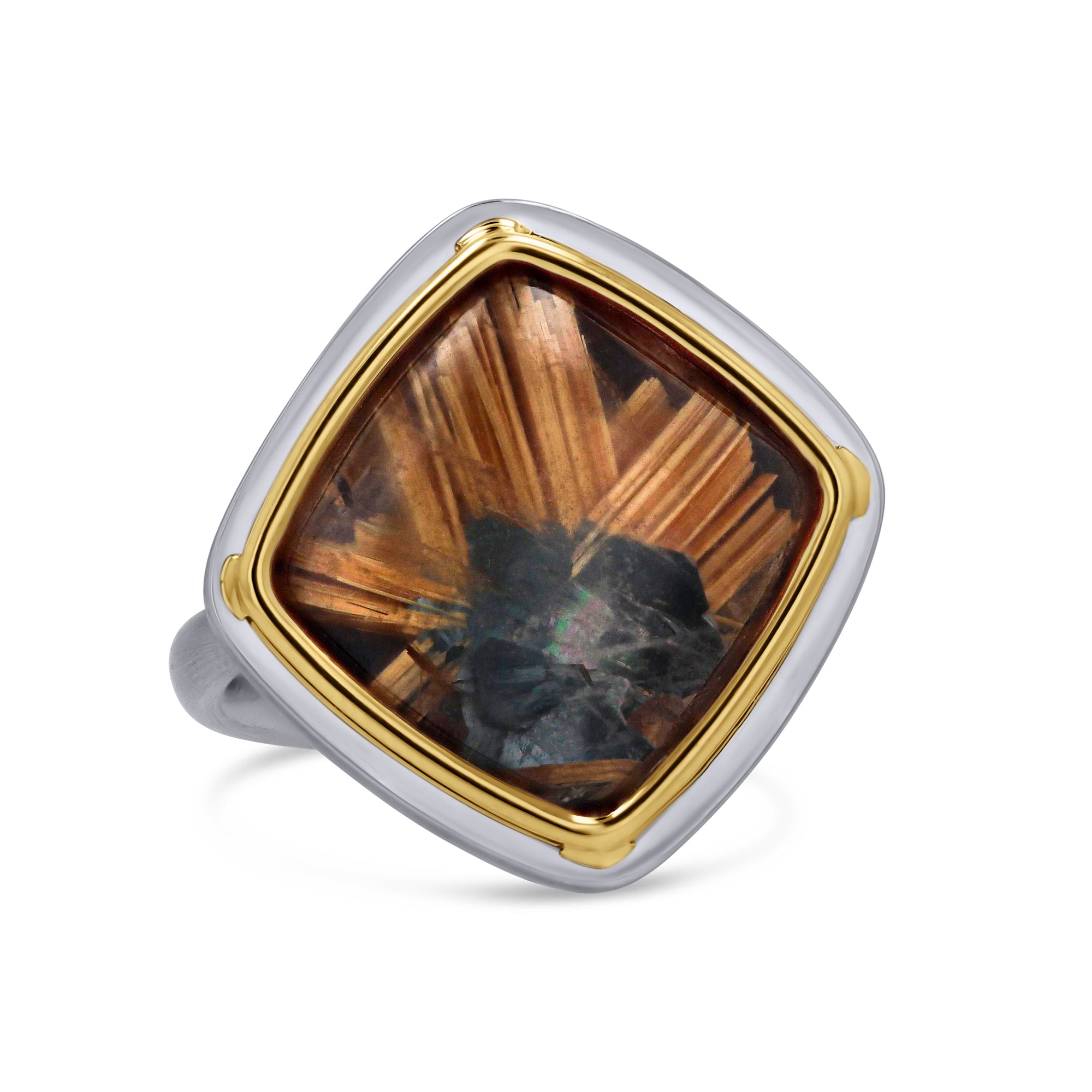 Rutile Quartz Gem Drop Ring - Skeie's Jewelers