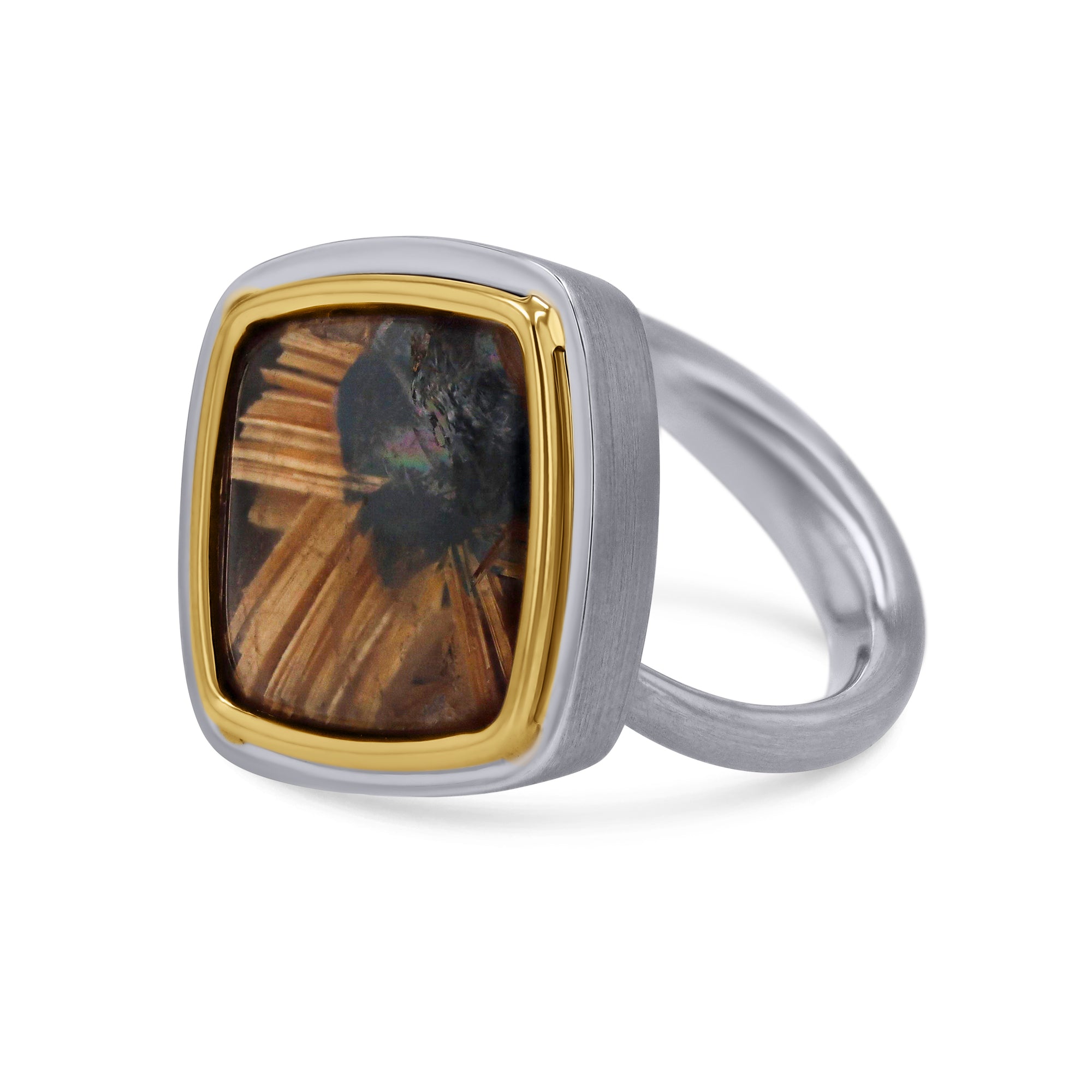 Rutile Quartz Gem Drop Ring - Skeie's Jewelers