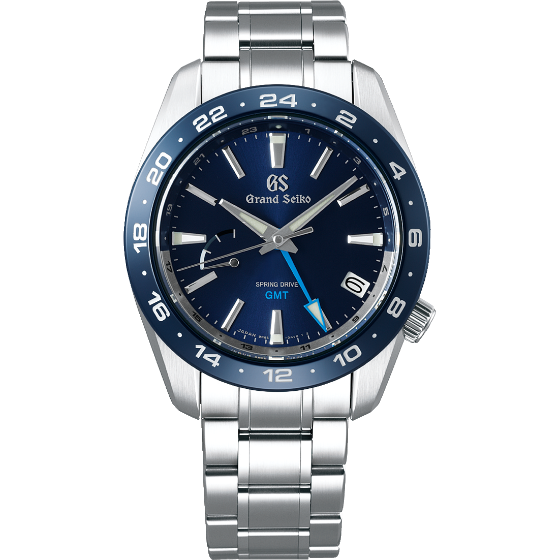 Grand Seiko SBGE255 Blue Spring Drive GMT - Skeie's Jewelers