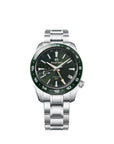 Grand Seiko SBGE257 Green Dial GMT Spring Drive Watch - Skeie's Jewelers
