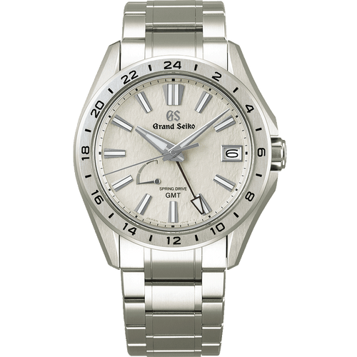 Grand Seiko SBGE285 White Spring Drive GMT Watch