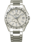 Grand Seiko SBGE285 White Spring Drive GMT Watch