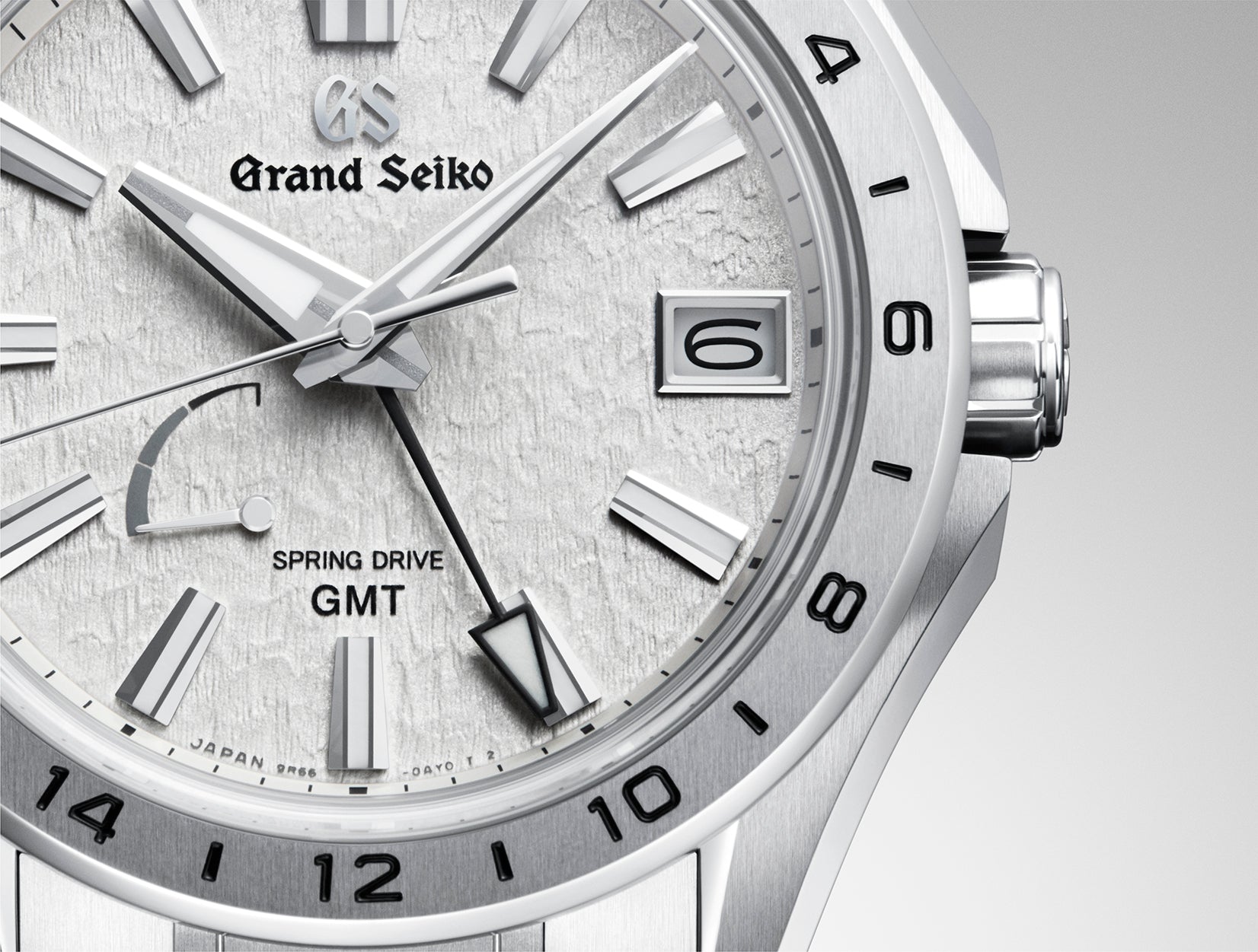 Grand Seiko SBGE285 White Spring Drive GMT Watch - Skeie's Jewelers