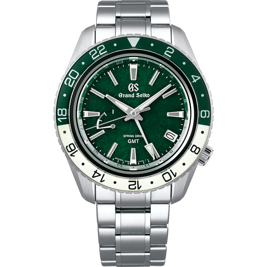 Grand Seiko SBGE295 Green 'Hotaka' Mountain GMT Spring Drive Watch
