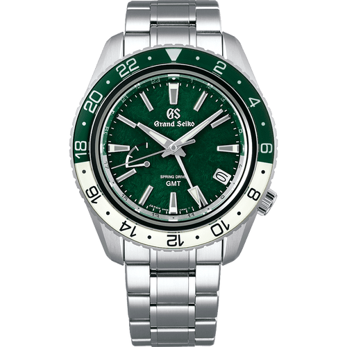 Grand Seiko SBGE295 Green 'Hotaka' Mountain GMT Spring Drive Watch