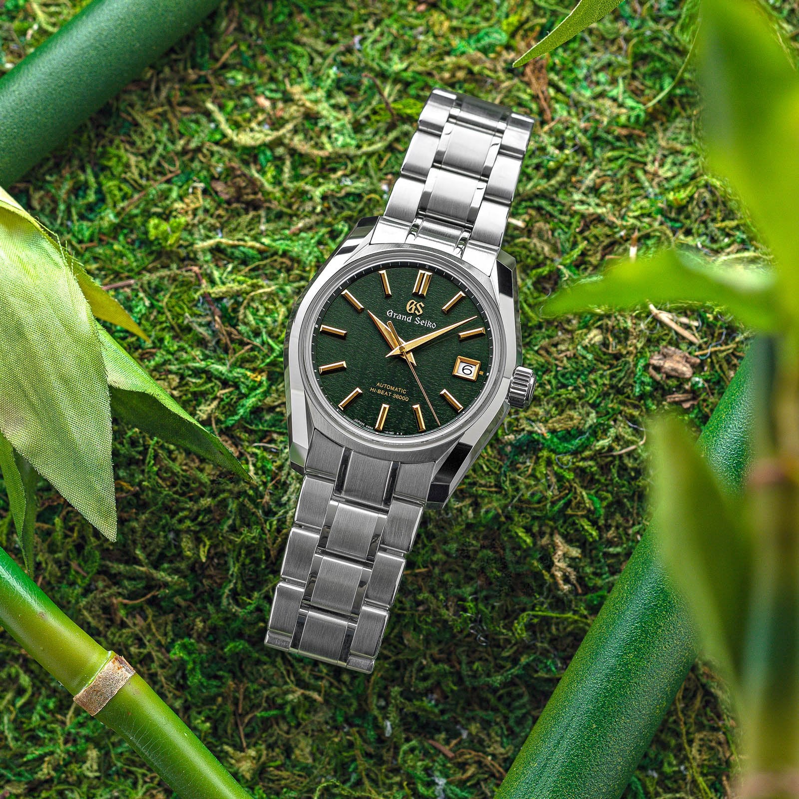 Grand Seiko SBGH271 Green 'Rikka' Hi-Beat Watch - Skeie's Jewelers
