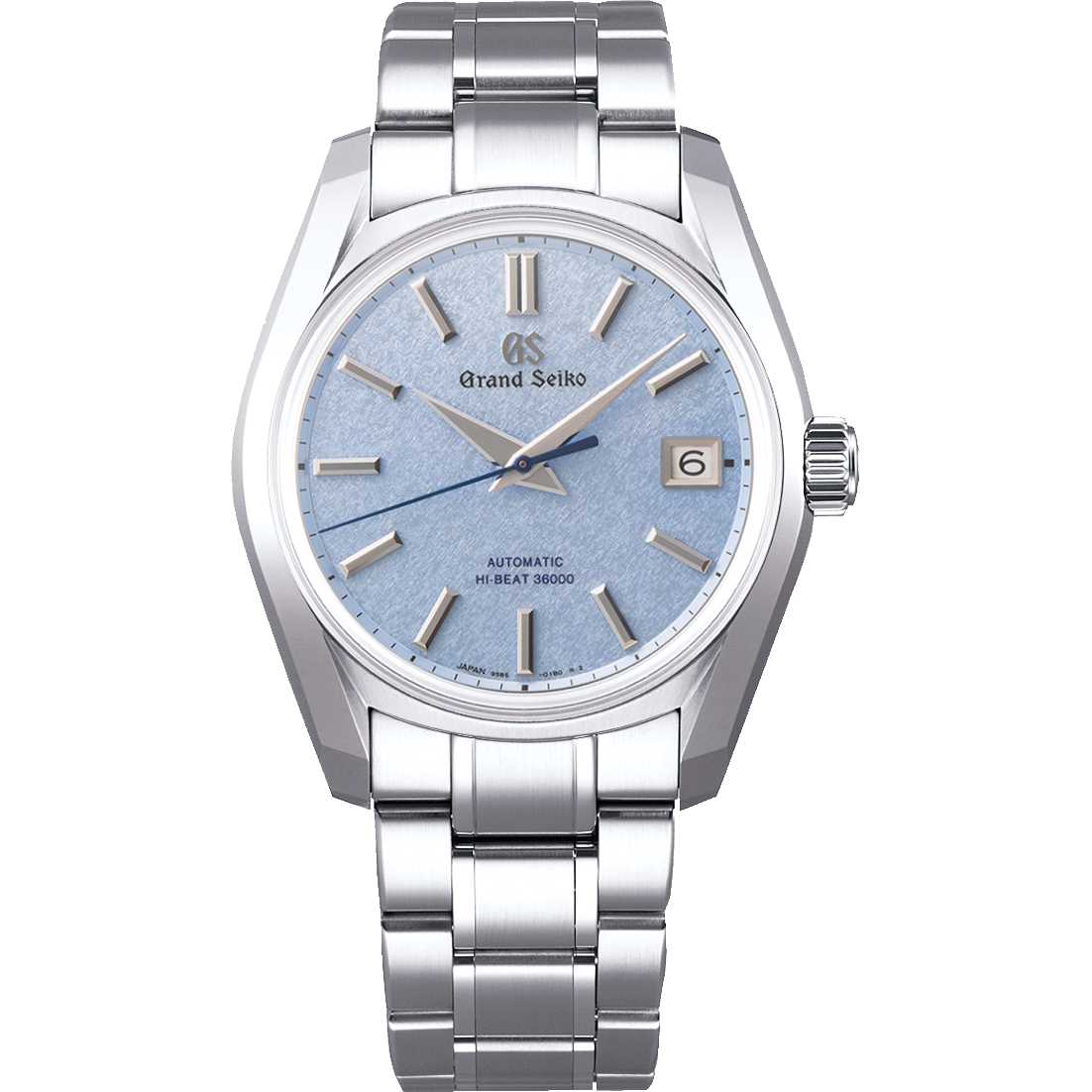 Grand Seiko SBGH295 Blue 'Soko Frost' Hi-Beat Watch - Skeie's Jewelers