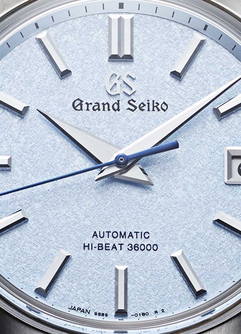 grand seiko ベルト 13mm blue レディース Grand Seiko 'Mizu-Hanada' 'Blue linen' Mechanical Automatic 28mm