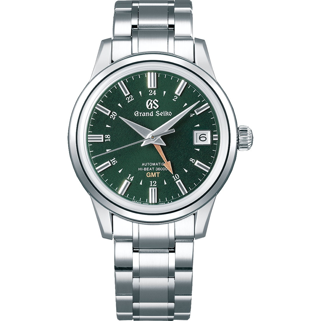 Grand Seiko SBGJ251 Green 'Shunbun' GMT Hi-Beat Watch - Skeie's Jewelers