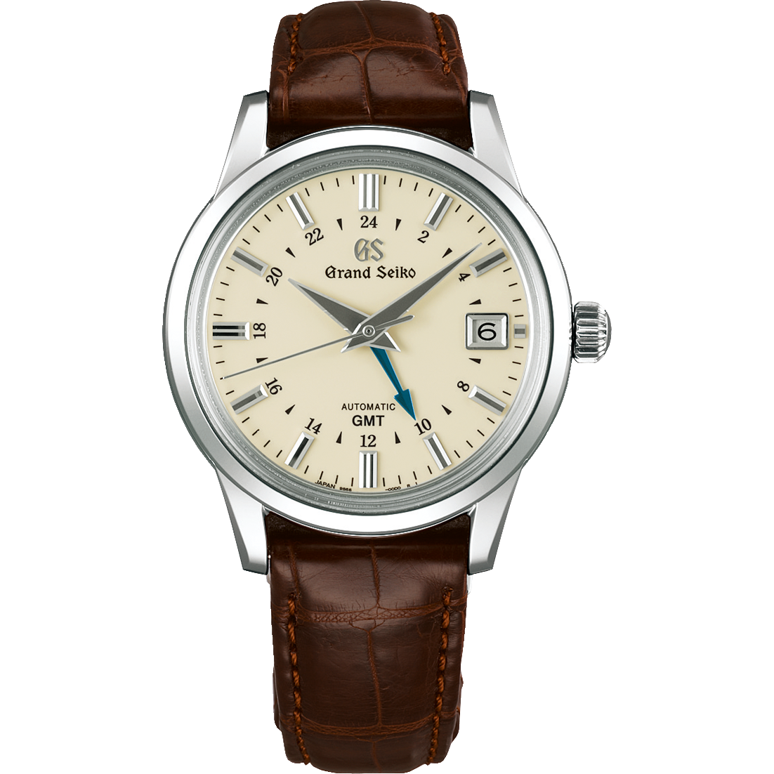 Grand Seiko SBGM221 Ivory Dial GMT Automatic Watch - Skeie's Jewelers