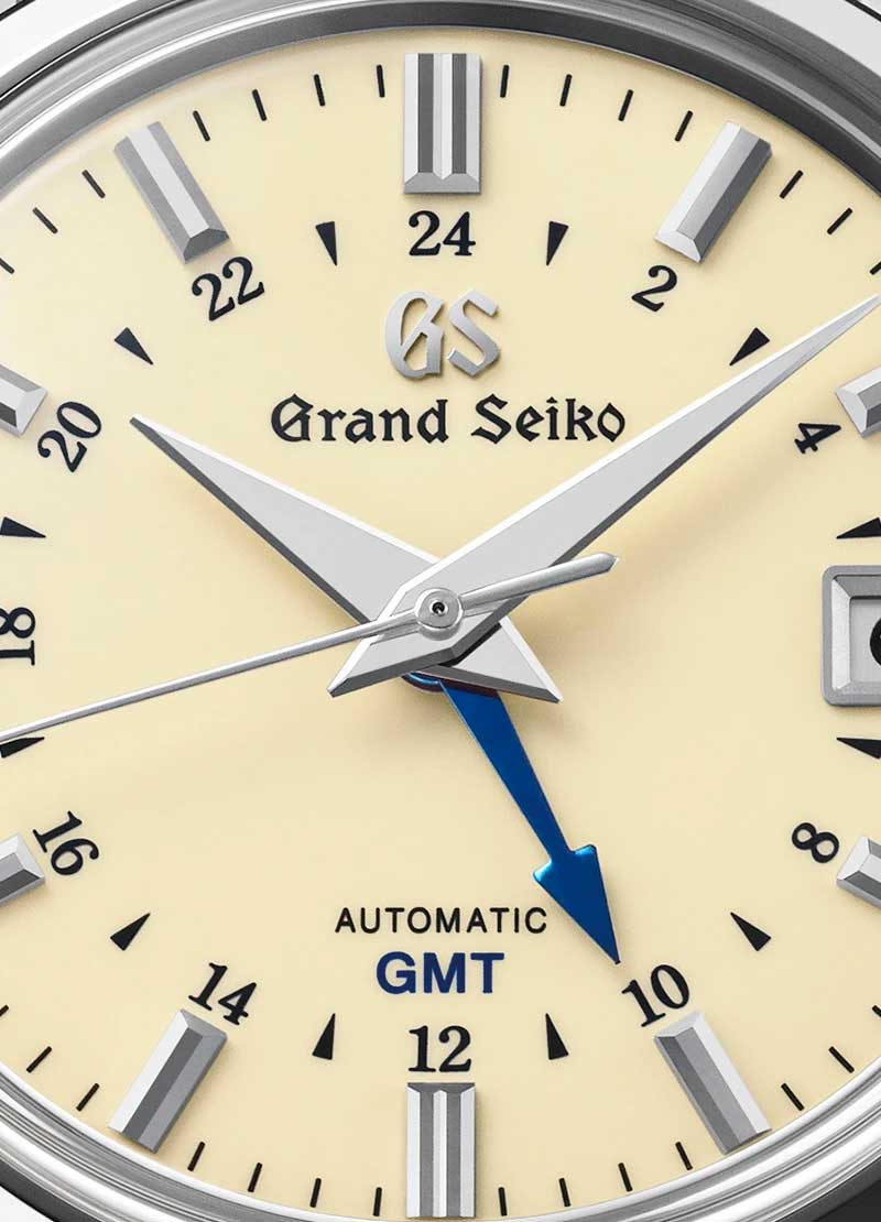 Grand Seiko SBGM221 Ivory Dial GMT Automatic Watch