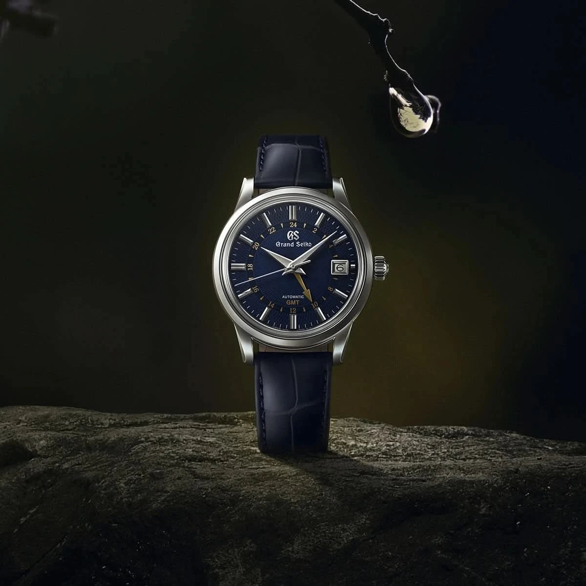 Grand Seiko SBGM257 'Moondrop' Automatic GMT Watch