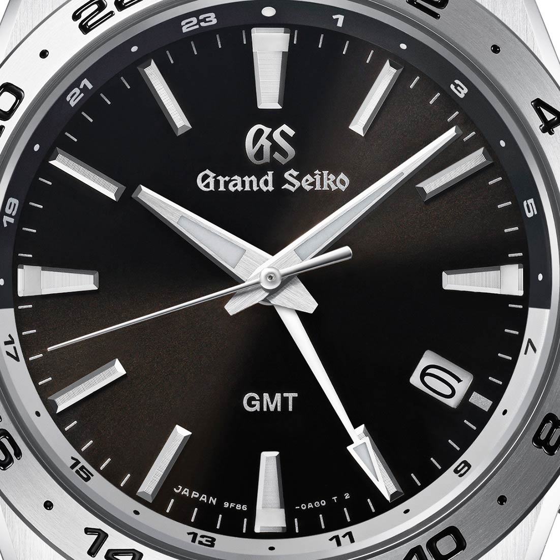 Grand Seiko SBGN027 Black Dial Quartz GMT Watch