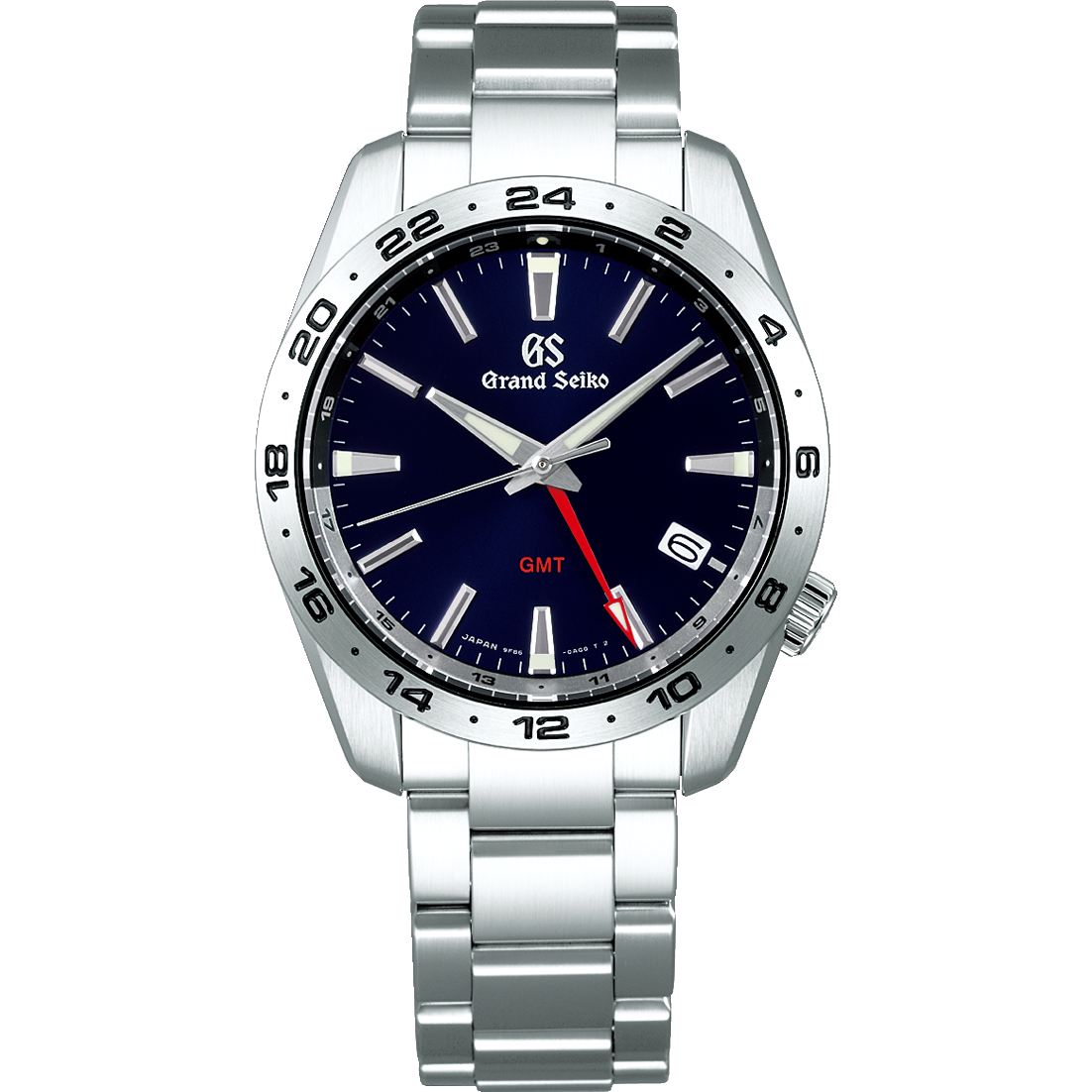 Grand Seiko SBGN029 Blue Dial Quartz GMT Watch - Skeie's Jewelers