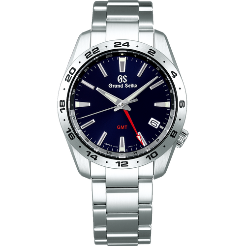 Grand Seiko SBGN029 Blue Dial Quartz GMT Watch - Skeie's Jewelers